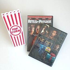 2 DVD Movie Set “The Gift” & “Rites Of Passage” Jason Bateman Christian Slater